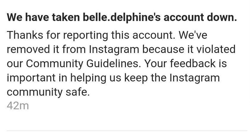 Belle Delphine Banned On Instagram photo 28
