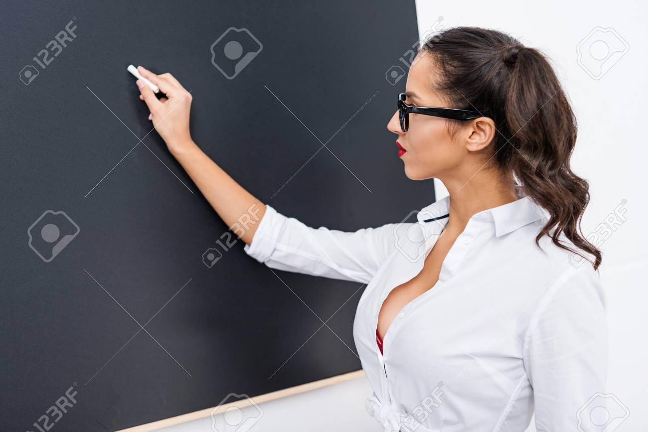 Sexy Teacher In Class photo 17