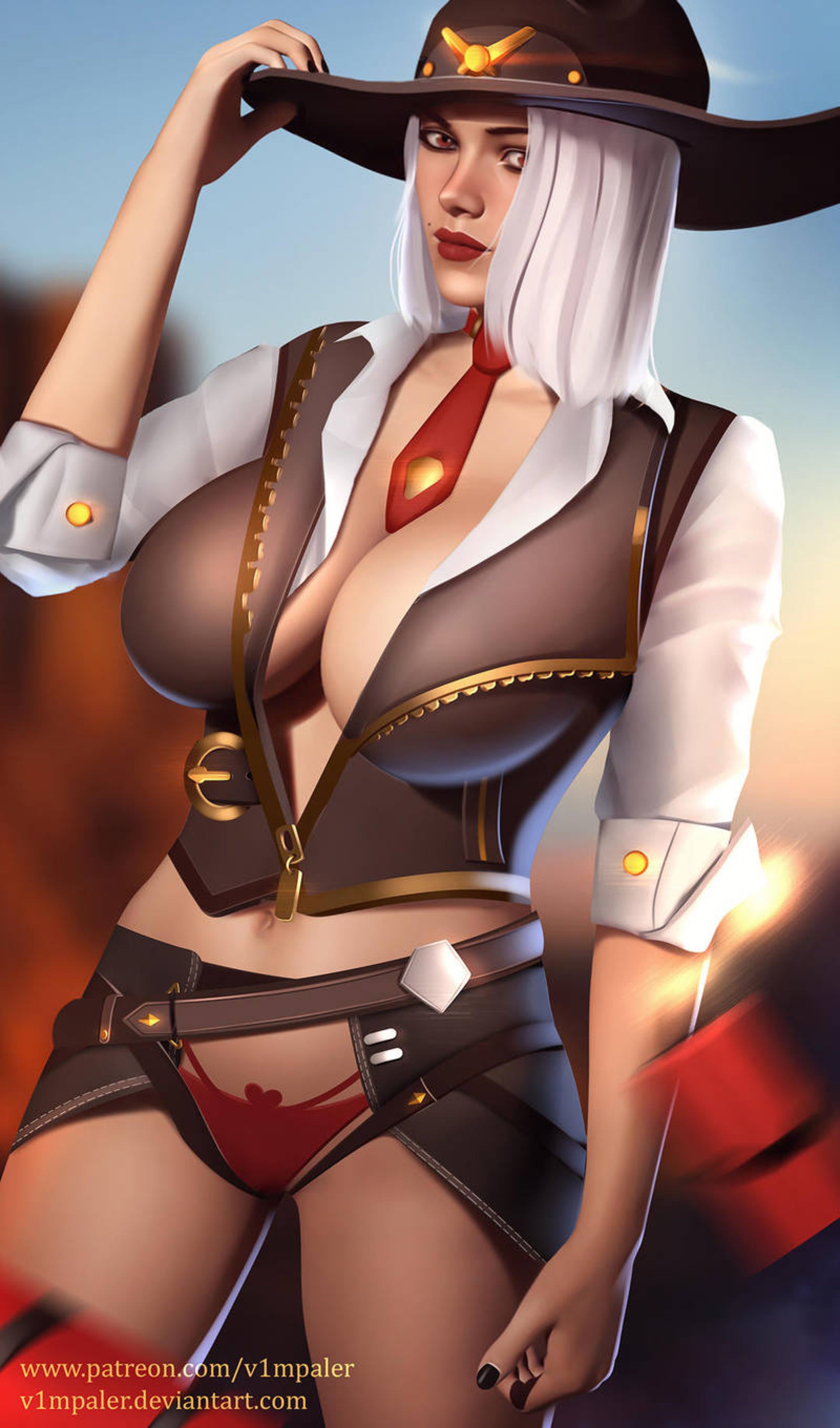 Overwatch Ashe Nude photo 12