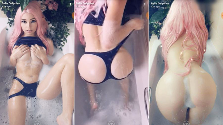 Belle Delphine Nude Bath photo 20