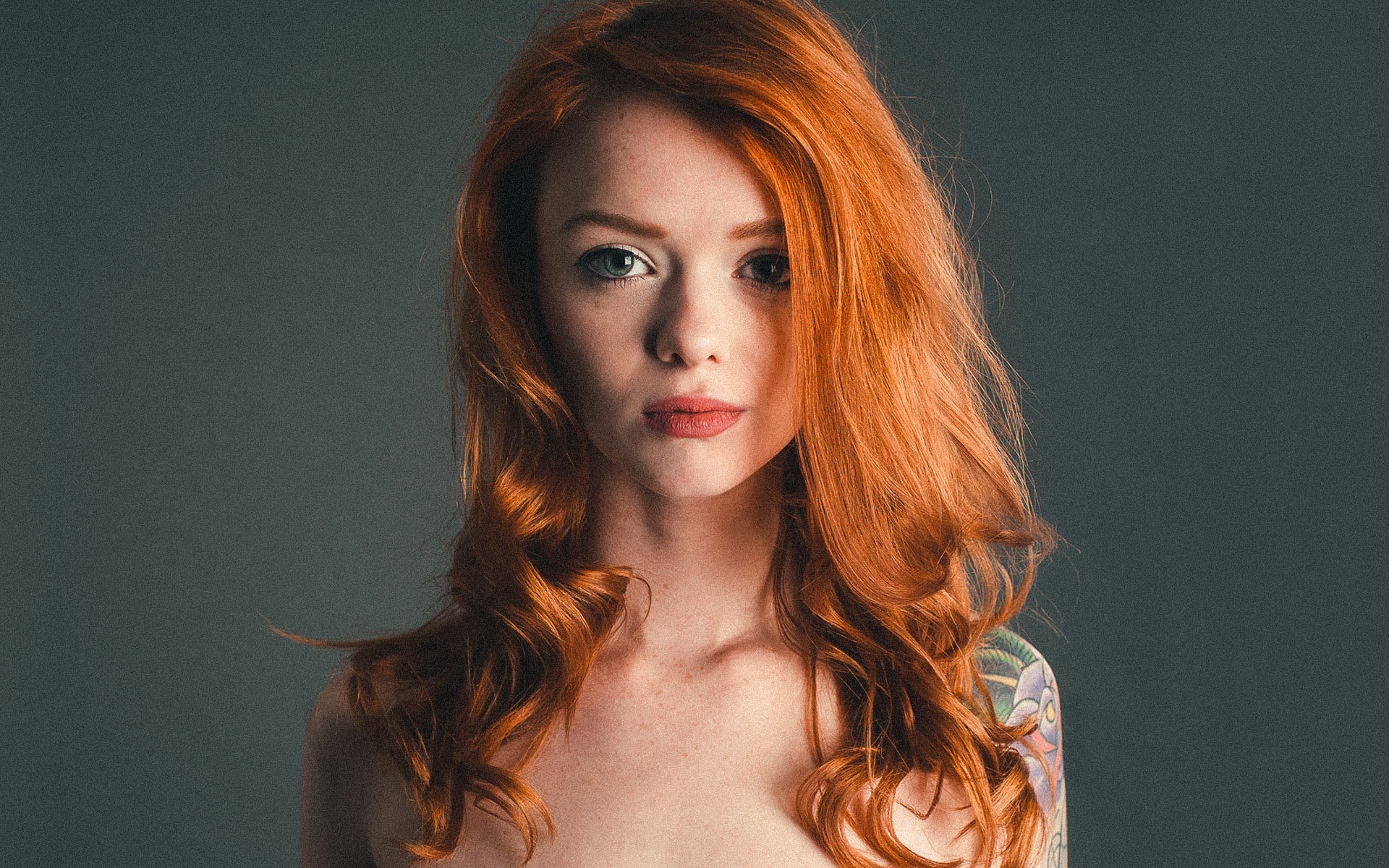 Redhead Suicide Girl Nude photo 4