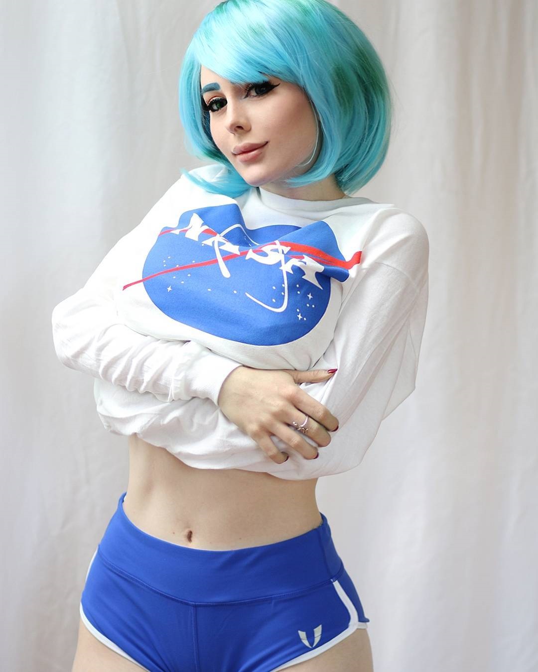 Earth Chan Cosplay Nude photo 17