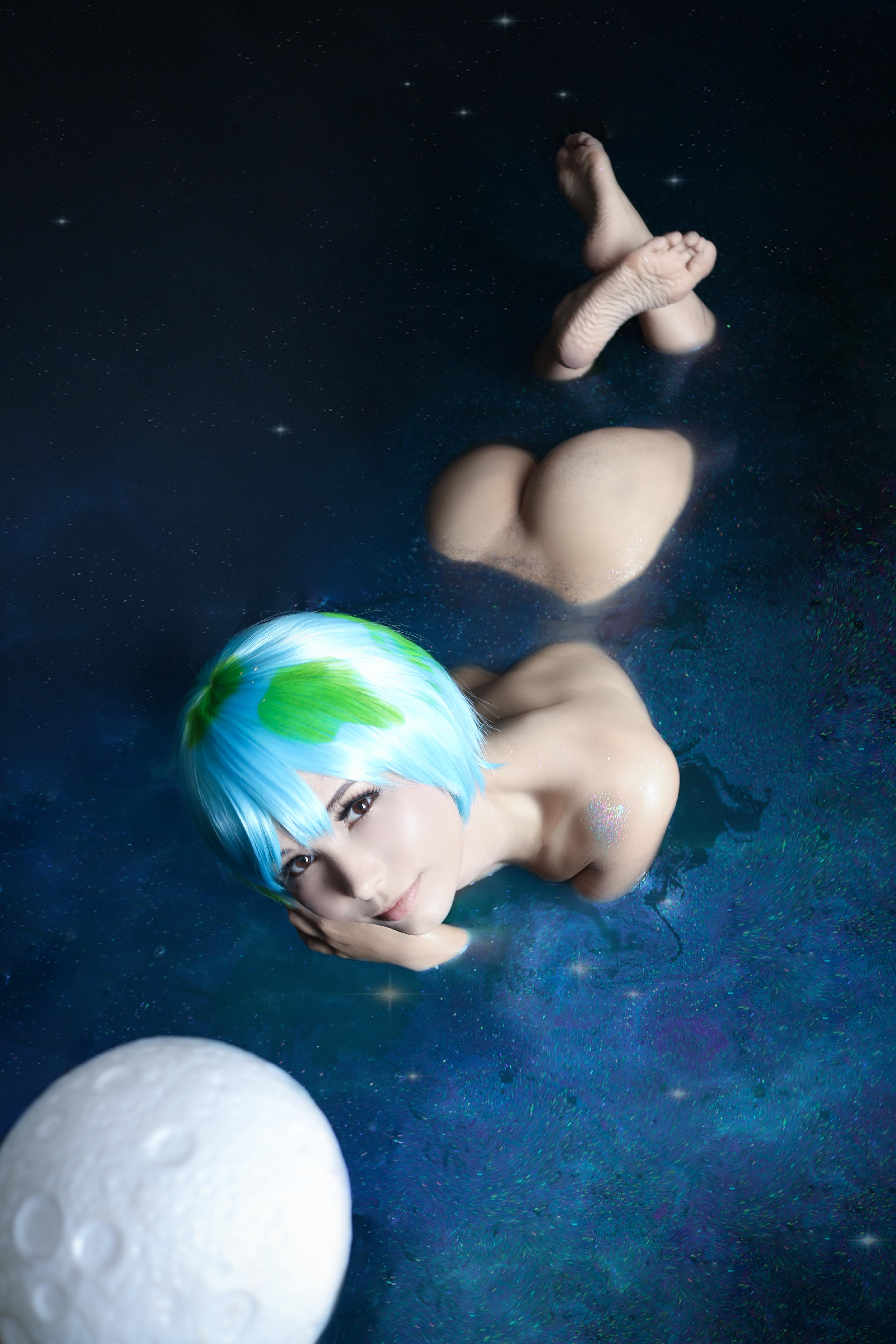 Earth Chan Cosplay Nude photo 6